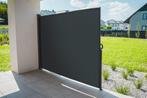 Windscherm 350x180 cm – grijs – uitschuifbaar – tuinaf, Ophalen of Verzenden, Nieuw