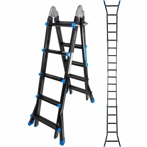 MARK TOOLS PRO - Multiladder Uitschuifbare Vouwladder AKTIE, Doe-het-zelf en Verbouw, Ladders en Trappen, Ladder, Nieuw, Opvouwbaar of Inschuifbaar