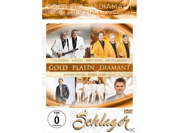 - VARIOUS -  GOLD-PLATIN-DIAMANT SCHLAGER (DVD, Cd's en Dvd's, Dvd's | Muziek en Concerten, Ophalen of Verzenden