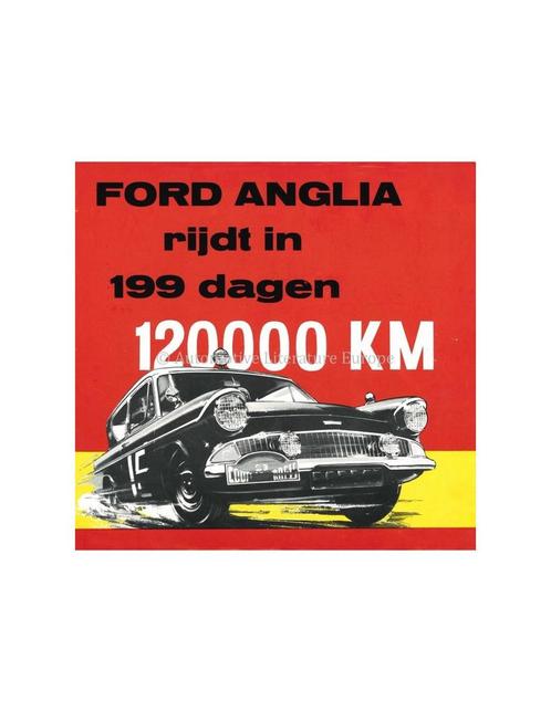 1961 FORD ANGLIA BROCHURE NEDERLANDS, Boeken, Auto's | Folders en Tijdschriften, Ford