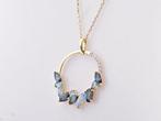 Ketting met hanger - 14 karaat Geel goud - 1.66ct. tw.