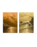 Scuola italiana (XX), firmati R. Colucci - Marina, Antiek en Kunst