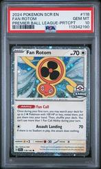 PSA 10 | Fan Rotom Premier Ball League | Stellar Crown |, Ophalen of Verzenden, Nieuw
