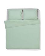 HEMA Dekbedovertrek 200x200/220cm percal groen, Verzenden, Nieuw, Groen