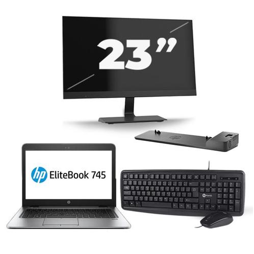 HP EliteBook 745 G4 - AMD PRO A10-8730B - 14 inch - 8GB RAM, Computers en Software, Windows Laptops, Zo goed als nieuw, Verzenden