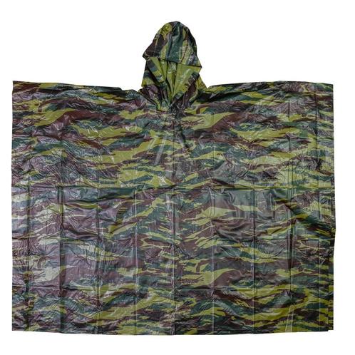 Benson Duurzame regenponcho - camouflage - PVC - 102 × 12.., Fietsen en Brommers, Fietsaccessoires | Fietskleding, Nieuw, Ophalen of Verzenden