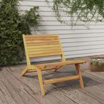 vidaXL Tuinstoel massief teakhout, Tuin en Terras, Tuinstoelen, Verzenden, Nieuw, Teakhout