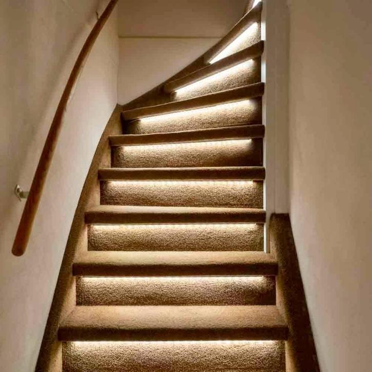 LED Trapverlichting Set 1700 lumen - 15 Treden - 80cm - Warm, Huis en Inrichting, Lampen | Overige, Nieuw, Verzenden