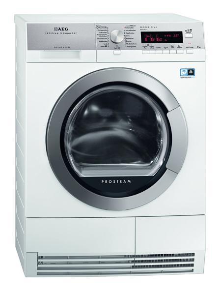 Aeg T88595is Warmtepompdroger 9kg DHZ1501399, Witgoed en Apparatuur, Wasdrogers, Overige typen, Gebruikt, Anti-kreukfase, Ophalen of Verzenden