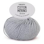DROPS Cotton Merino Uni Colour - 20 lichtgrijs - Wol/Katoe, Hobby en Vrije tijd, Breien en Haken, Ophalen of Verzenden, Nieuw