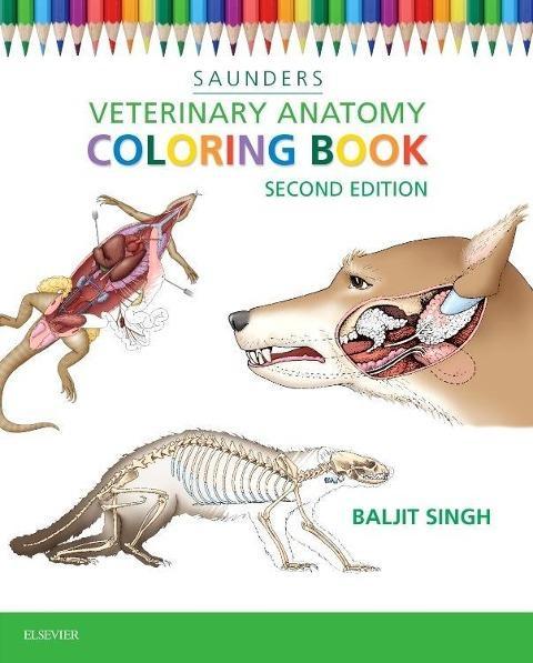 Veterinary Anatomy Coloring Book 9781455776849, Boeken, Schoolboeken, Zo goed als nieuw, Verzenden