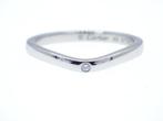 Cartier - Ring - Ballerina Wedding band Ring 3 Diamond Pt950, Nieuw