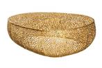 Filigraan design salontafel ABSTRACT LEAF 120cm goud, Huis en Inrichting, Tafels | Salontafels, Ophalen of Verzenden, Nieuw
