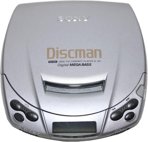 Sony Discman D-191 Draagbare CD-Speler met Digital MEGA BASS, Audio, Tv en Foto, Koptelefoons, Nieuw, Verzenden