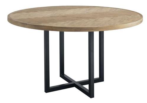 Veneta-t6 eettafel ø140 eiken fineer nat, Huis en Inrichting, Tafels | Eettafels, Nieuw, Rechthoekig, Ophalen of Verzenden