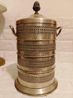 Ijsemmer - Tiffin of dabba - Glas-in-lood - Verzilverd