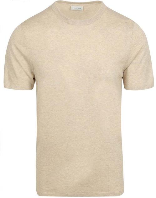 Profuomo T-Shirt Knitted Ecru maat XL Heren, Kleding | Heren, T-shirts, Beige, Nieuw, Maat 56/58 (XL), Verzenden