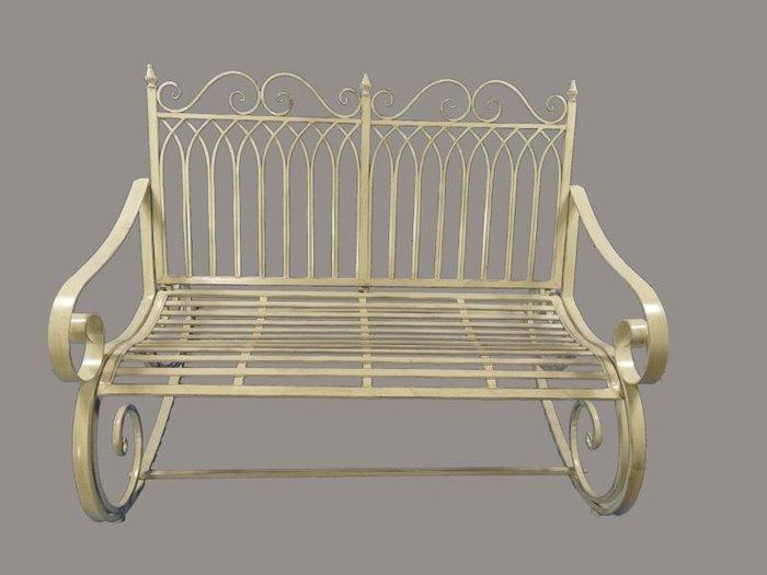 Tuinmeubelset - IJzer - Prachtige tuinbank, Antiek en Kunst, Curiosa en Brocante