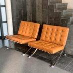 Premium Barcelona Chair | 8 Kleuren | 10% Korting Op Set, Nieuw, Leer, Ophalen of Verzenden, 75 tot 100 cm