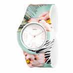Bill´s Zwitserse Horloge Klassiek - vrouwen - ZEBRA ROSE -, Nieuw