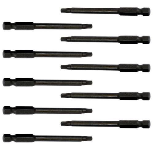 Set van 10 magnetische torx bits T 25  van gehard, Doe-het-zelf en Verbouw, Gereedschapskisten, Ophalen of Verzenden