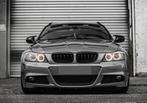 Grill voor BMW 3 Serie E90/E91 LCI glans zwart dubbelspijls