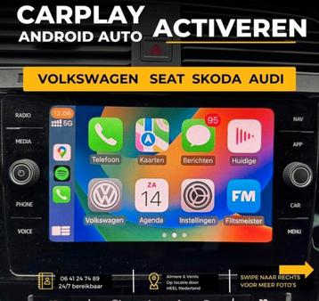 Audi VW Seat Skoda CarPlay Android Auto activeren beschikbaar voor biedingen