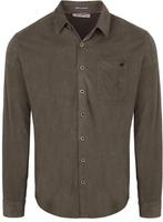 No Excess Fine Corduroy Overhemd Dark Clay maat L Heren, Kleding | Heren, Verzenden, Nieuw, Overige kleuren, No Excess