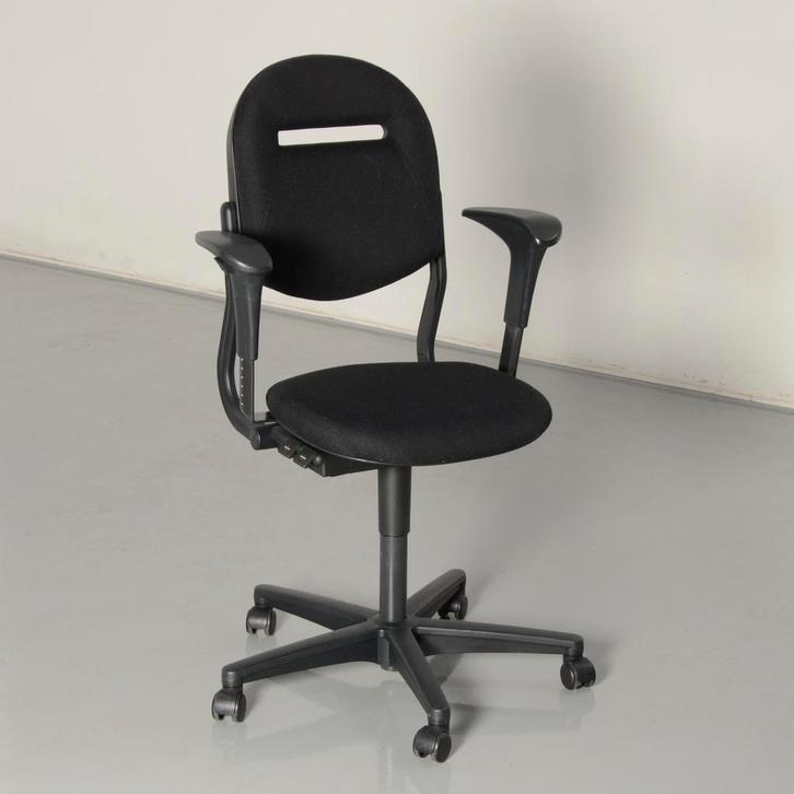 Ahrend 220 bureaustoel, zwart,1D armleggers, Zakelijke goederen, Kantoor en Winkelinrichting | Kantoormeubilair en Inrichting