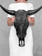 GEEN minimale prijs - Prachtige grote zwarte gebeeldhouwde, Antiek en Kunst