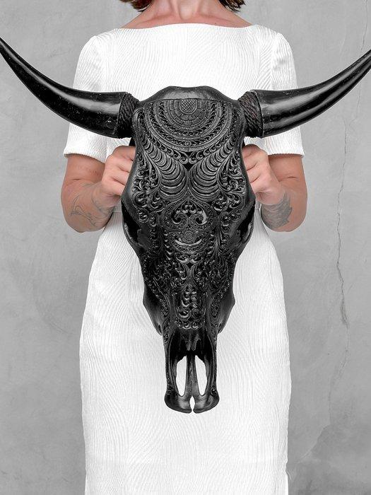 GEEN minimale prijs - Prachtige grote zwarte gebeeldhouwde, Antiek en Kunst, Kunst | Designobjecten