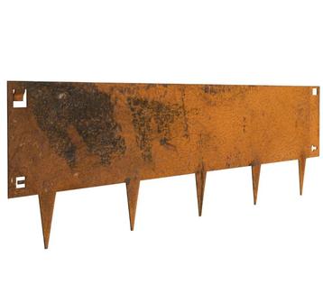 Cortenstaal borderrand 24x106 cm flexibel beschikbaar voor biedingen