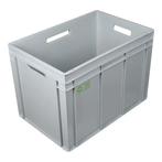Stapelbak kunststof 600x400x425 mm 90 liter grijs, Ophalen of Verzenden