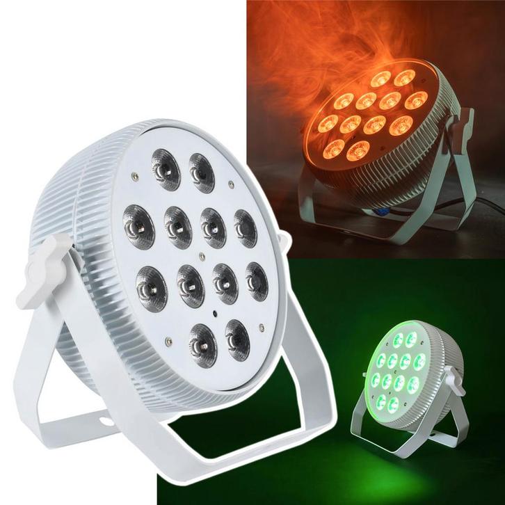 MagicPAR-80: 12 X 12W RGBWA/UV Ventilatorloze PAR-lamp WIT, Muziek en Instrumenten, Licht en Laser, Overige typen, Nieuw, Verzenden