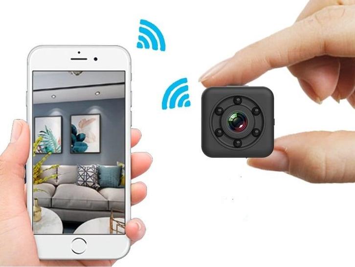 Mini camera draadloos babyfoon WIFI android iphone IP video, Audio, Tv en Foto, Actiecamera's, Nieuw, Verzenden