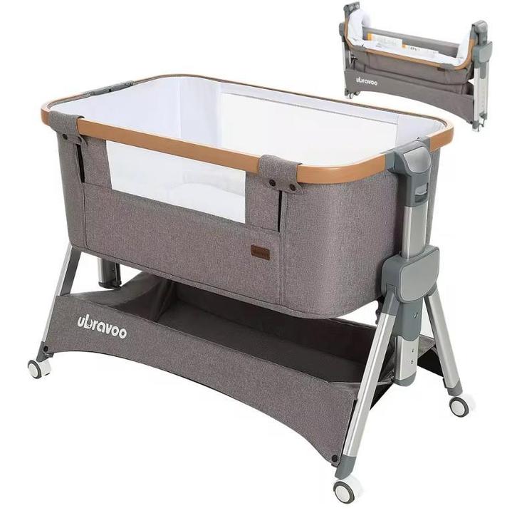 2-in-1 Aanschuifwieg Babybedje In Hoogte Verstelbaar, Kinderen en Baby's, Babywiegjes en Ledikanten, Nieuw, Verzenden