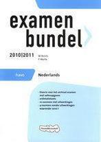 Examenbundel Nederlands Havo 20102011 9789006075991, Zo goed als nieuw, Verzenden