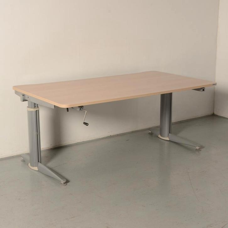 Aspa Samas bureau, eiken blad, 160 x 90 cm, hoogte, Huis en Inrichting, Bureaus, Ophalen of Verzenden
