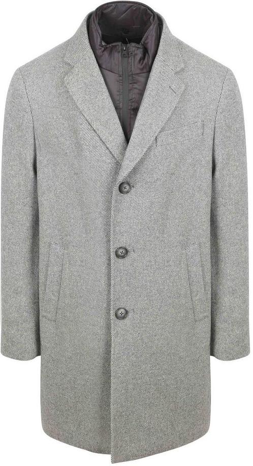 Suitable Coat Wol Twill Grijs maat 52 Heren, Kleding | Heren, Jassen | Winter, Grijs, Nieuw, Maat 52/54 (L), Verzenden