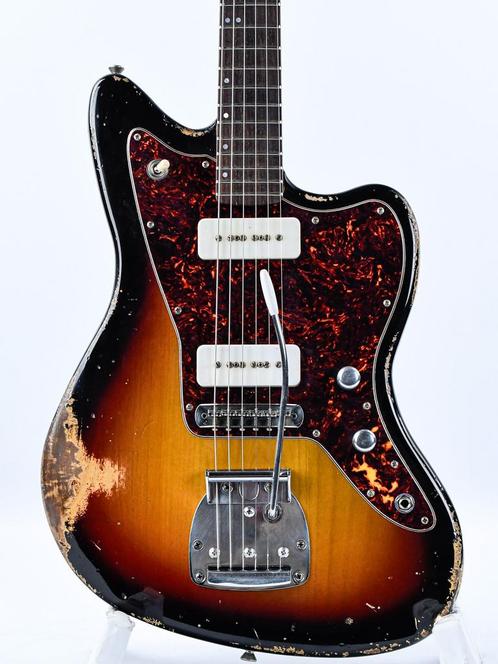 Franchin Neptune 3 Color Sunburst Medium Aged, Muziek en Instrumenten, Snaarinstrumenten | Gitaren | Elektrisch, Solid body, Nieuw