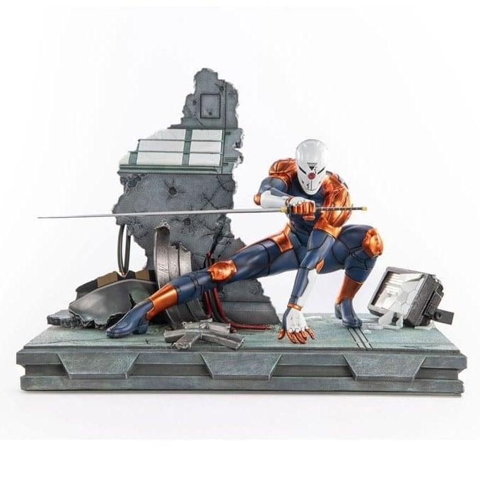 Metal Gear Solid Statue Cyborg Ninja (Gray Fox) 41 cm, Verzamelen, Film en Tv, Nieuw, Ophalen of Verzenden