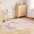 vidaXL Kindervloerkleed eenhoorn wasbaar antislip 160x230 cm, Verzenden, Nieuw
