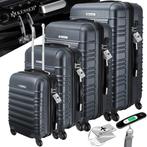 KESSER® 4x Koffer - Reiskofferset - ABS - Antraciet, Verzenden, Nieuw
