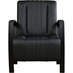Leren fauteuil Glamour - Toledo Nero (zwart), Huis en Inrichting, Fauteuils, Nieuw, Ophalen of Verzenden, 50 tot 75 cm, Industrieel, Modern, Retro