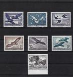 Oostenrijk 1950/1953 - Vliegpostserie (inheemse vogelwereld), Gestempeld