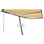 vidaXL Luifel automatisch met LED en windsensor 400x300 cm, Tuin en Terras, Zonneschermen, Verzenden, Nieuw