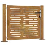 Cortenstaal Poort 105x105cm | Retourdeal | 40% Korting, Tuin en Terras, Nieuw, Ophalen of Verzenden, Tuinhek, Overige materialen