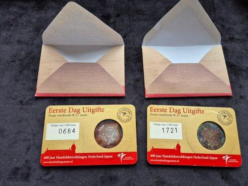 Nederland. 5 Euro 2009 Japan Vijfje - Eerste Dag Uitgifte, Postzegels en Munten, Munten | Europa | Euromunten