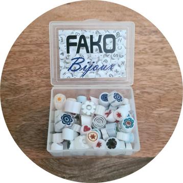 Fako Bijoux® - Millefiori Glas - Sieraden Maken - 7-12mm - beschikbaar voor biedingen