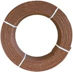 Ekoboard randafwerking 14 cm x 25 meter - Bruin Cortensta..., Verzenden, Nieuw